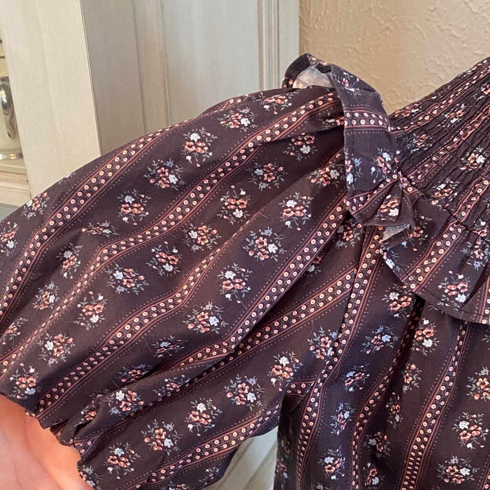 AUREUM Purple Patterned Blouse - image 4